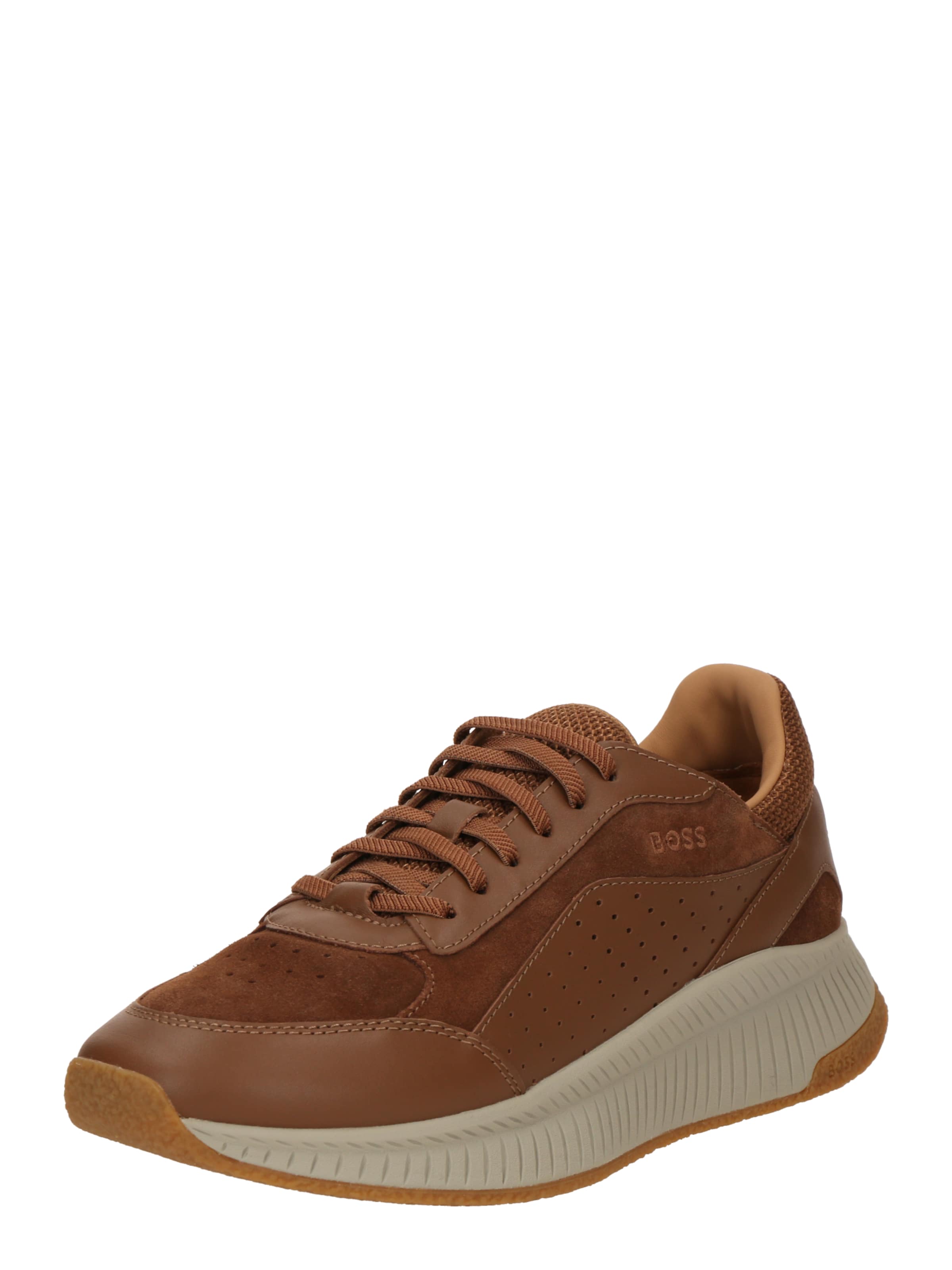 BOSS Låg sneaker 'TTNM EVO' i brun: framsida