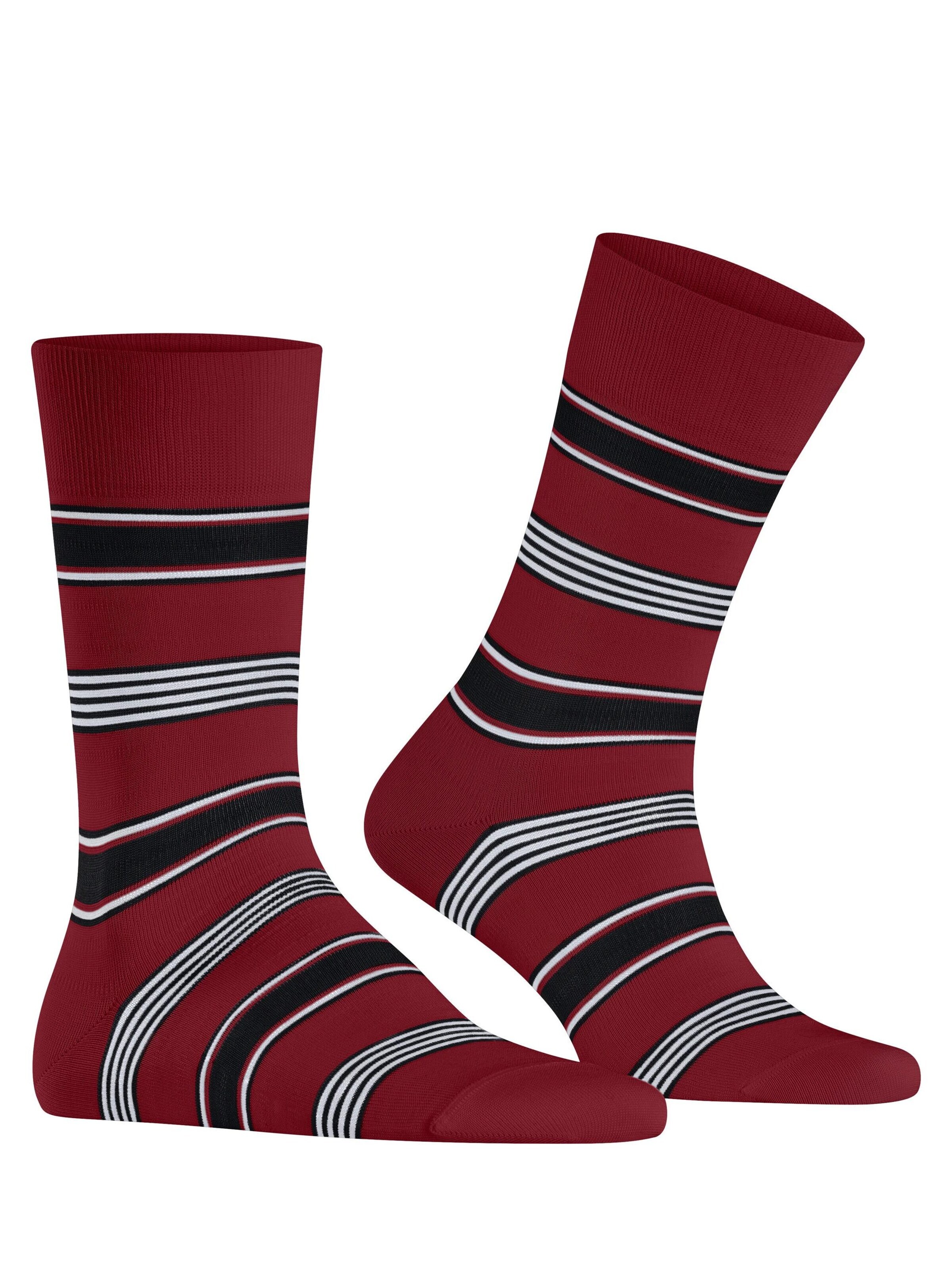 FALKE Socken 'Marina Stripe'‌‌‌‌‌‌‌‌‌ in Rot