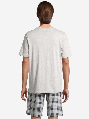 SCHIESSER Short Pajamas 'Night & Home' in Grey
