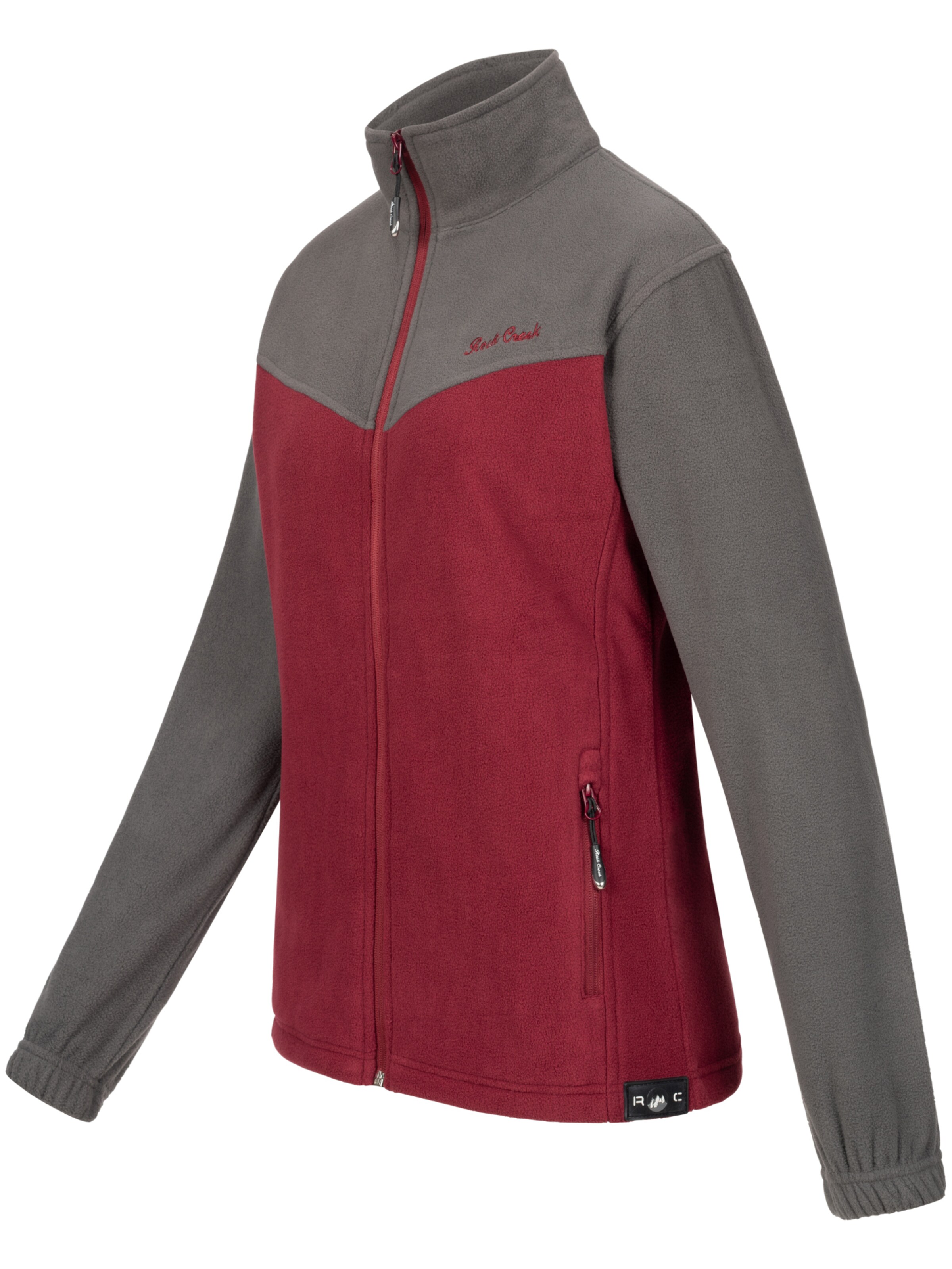 Rock Creek Fleecejacke in Rot