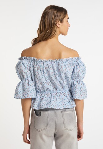 MYMO Blouse in Blauw