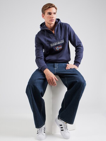 NAPAPIJRI - Sudadera 'BURGEE HZH 2.0' en azul