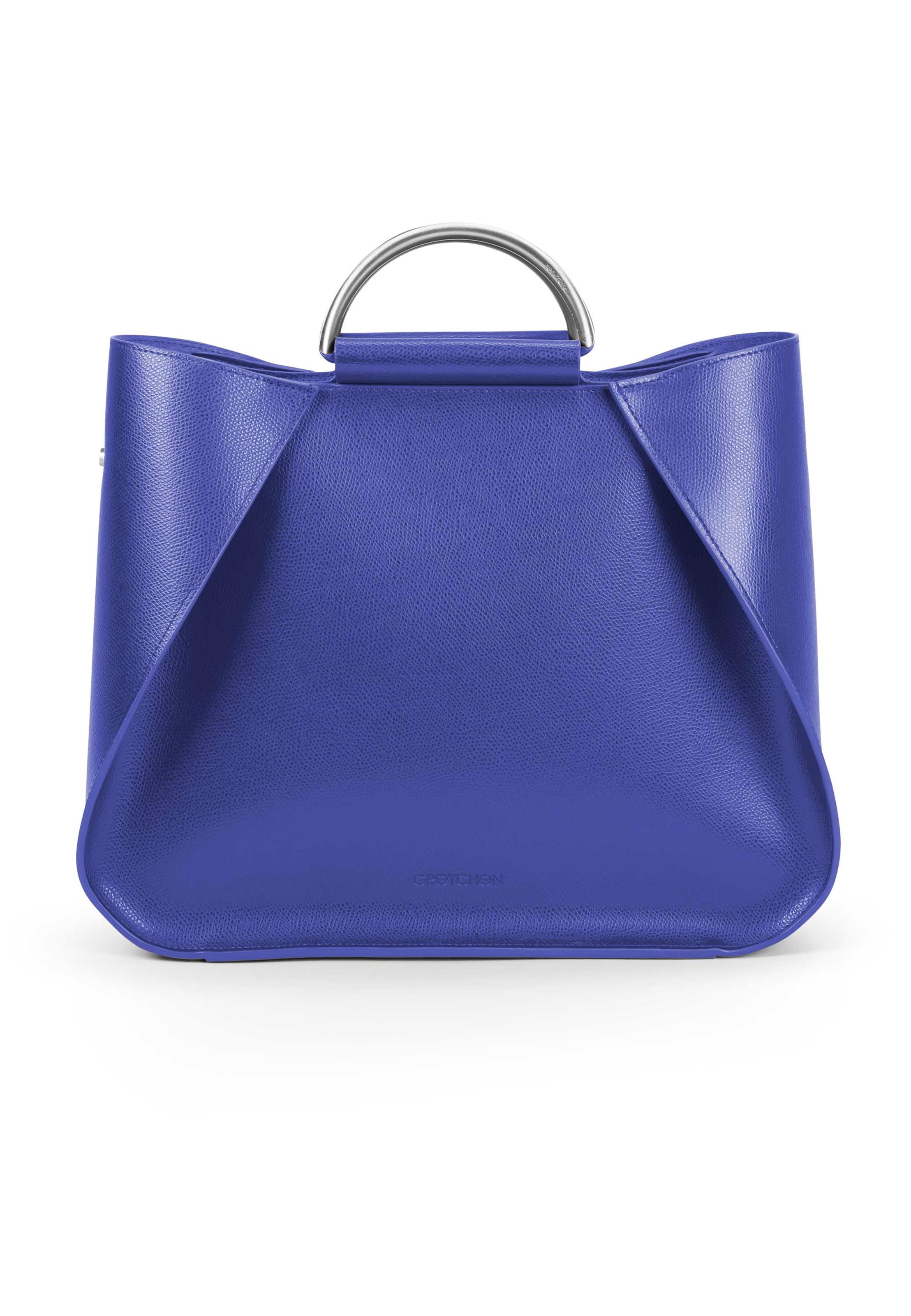 Gretchen Handtasche in Blau: Vorderseite