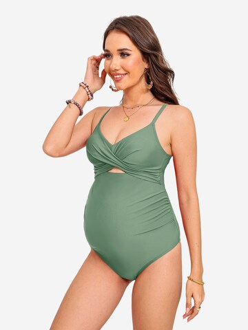 Cupshe Bralette Swimsuit in Green