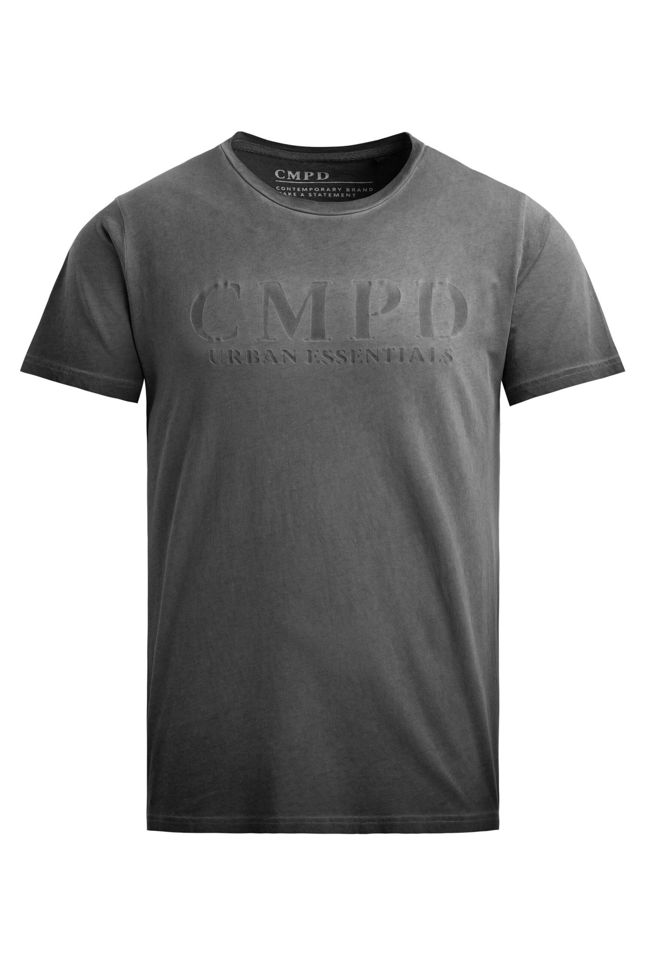 CAMP DAVID Shirt in Black: front