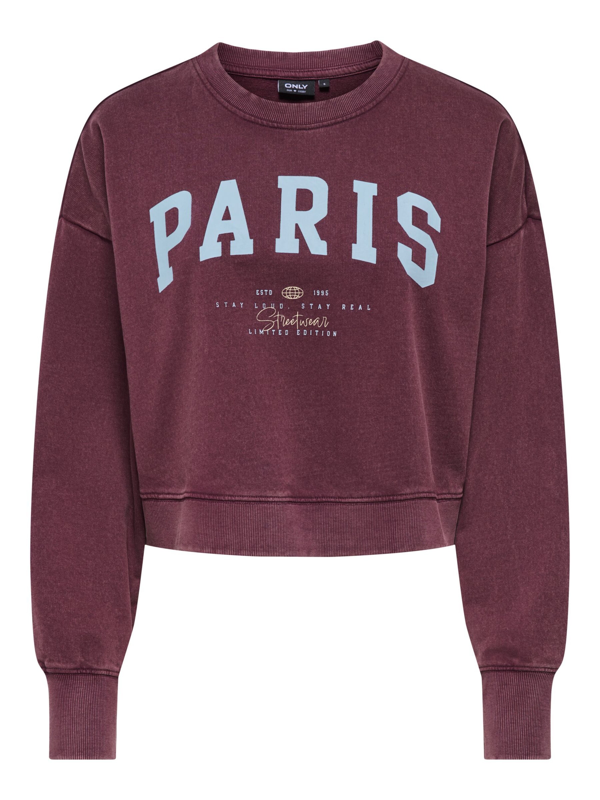ONLY Sweatshirt in M in de kleur Rood, Productweergave