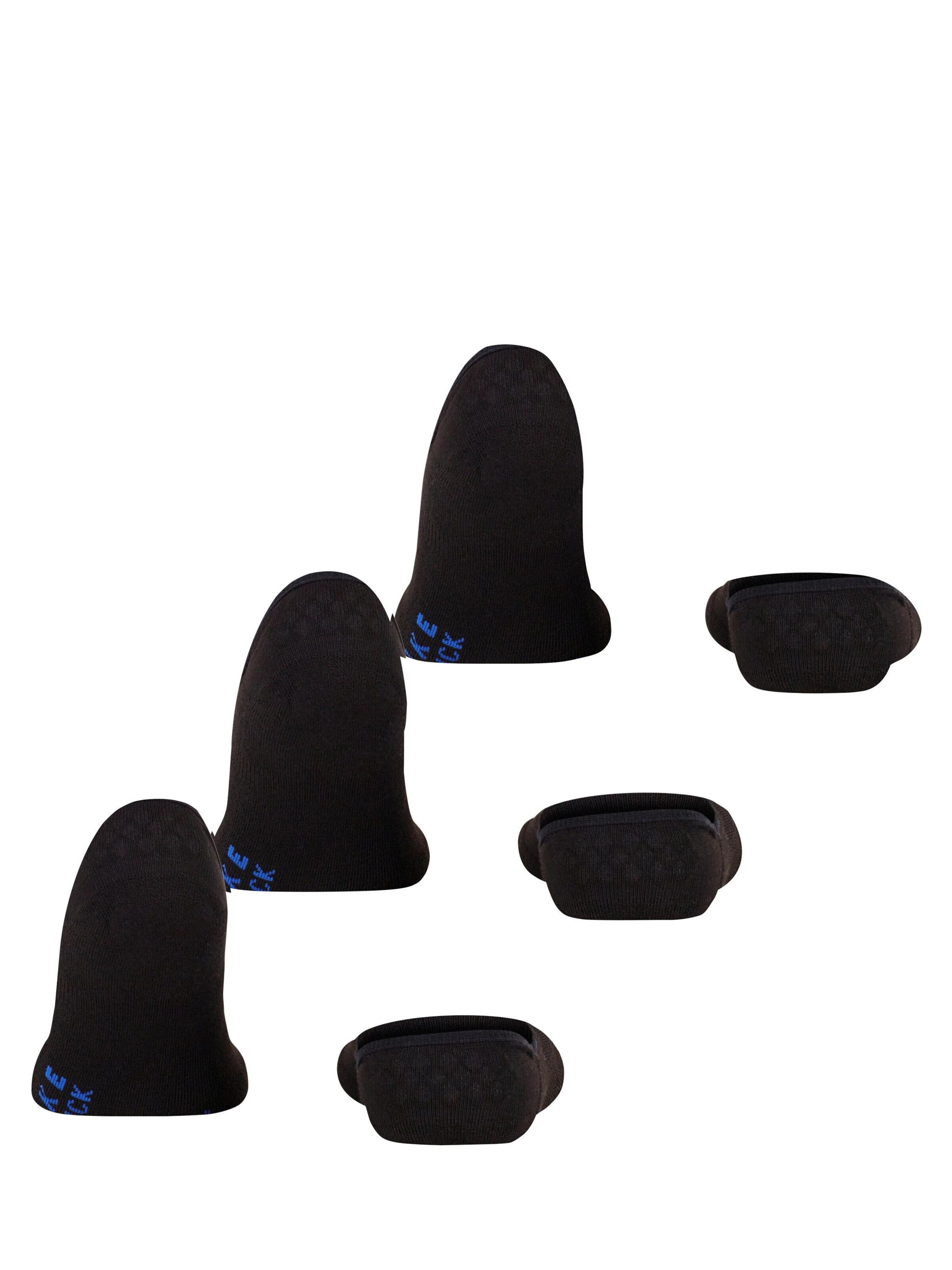 FALKE Füßlinge 'Cool Kick 3-Pack'‌‌‌‌‌‌‌‌‌‌ in Schwarz
