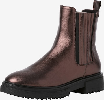 s.Oliver Chelsea Boots in Bronze: front