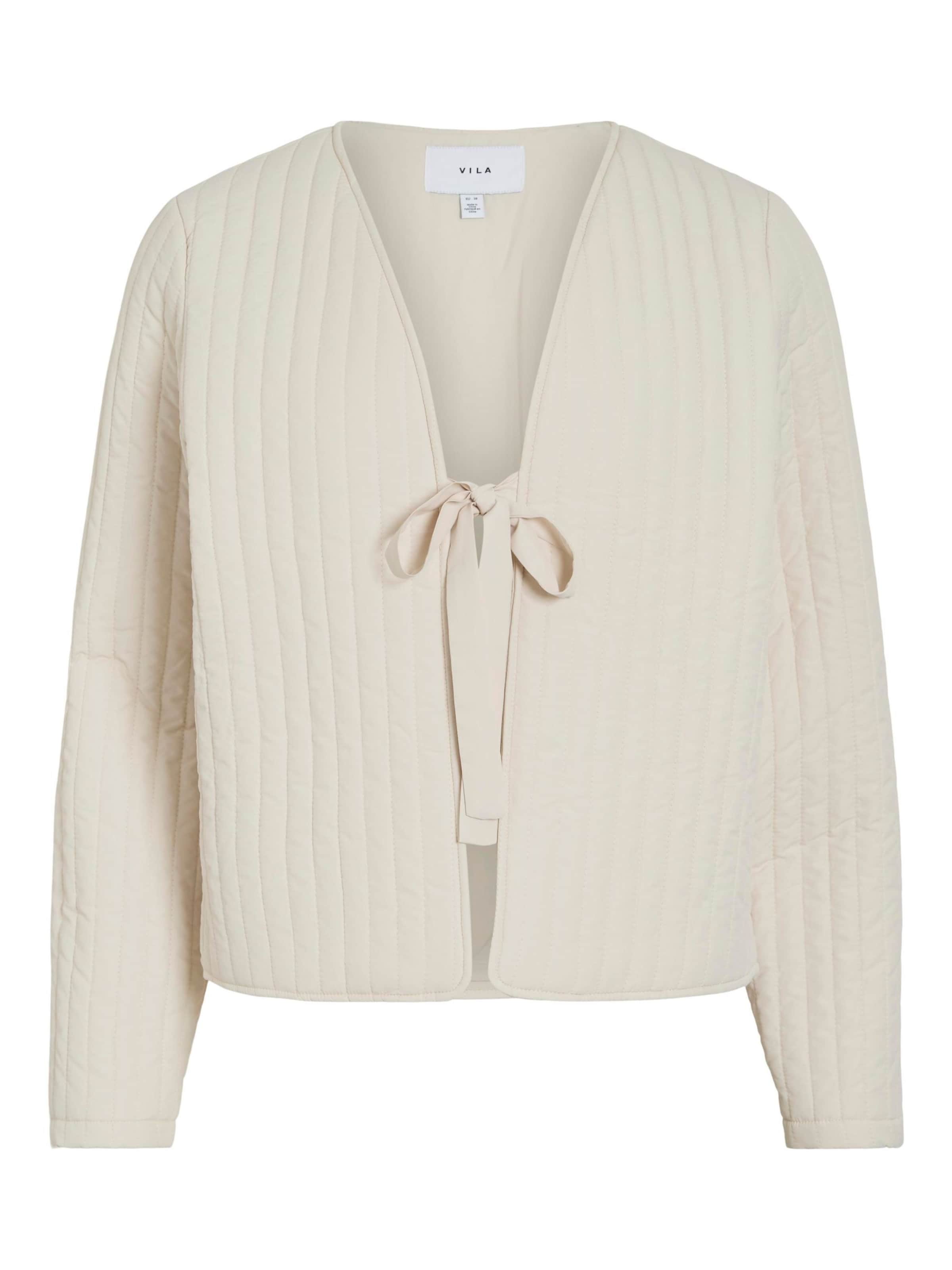 VILA - Chaqueta de entretiempo 'VIMarle' en beige: frente