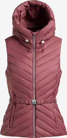 Gilet 'Demie' di khujo in rosa: frontale