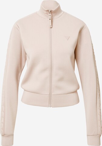 Veste de survêtement 'New Allie' GUESS en gris : devant