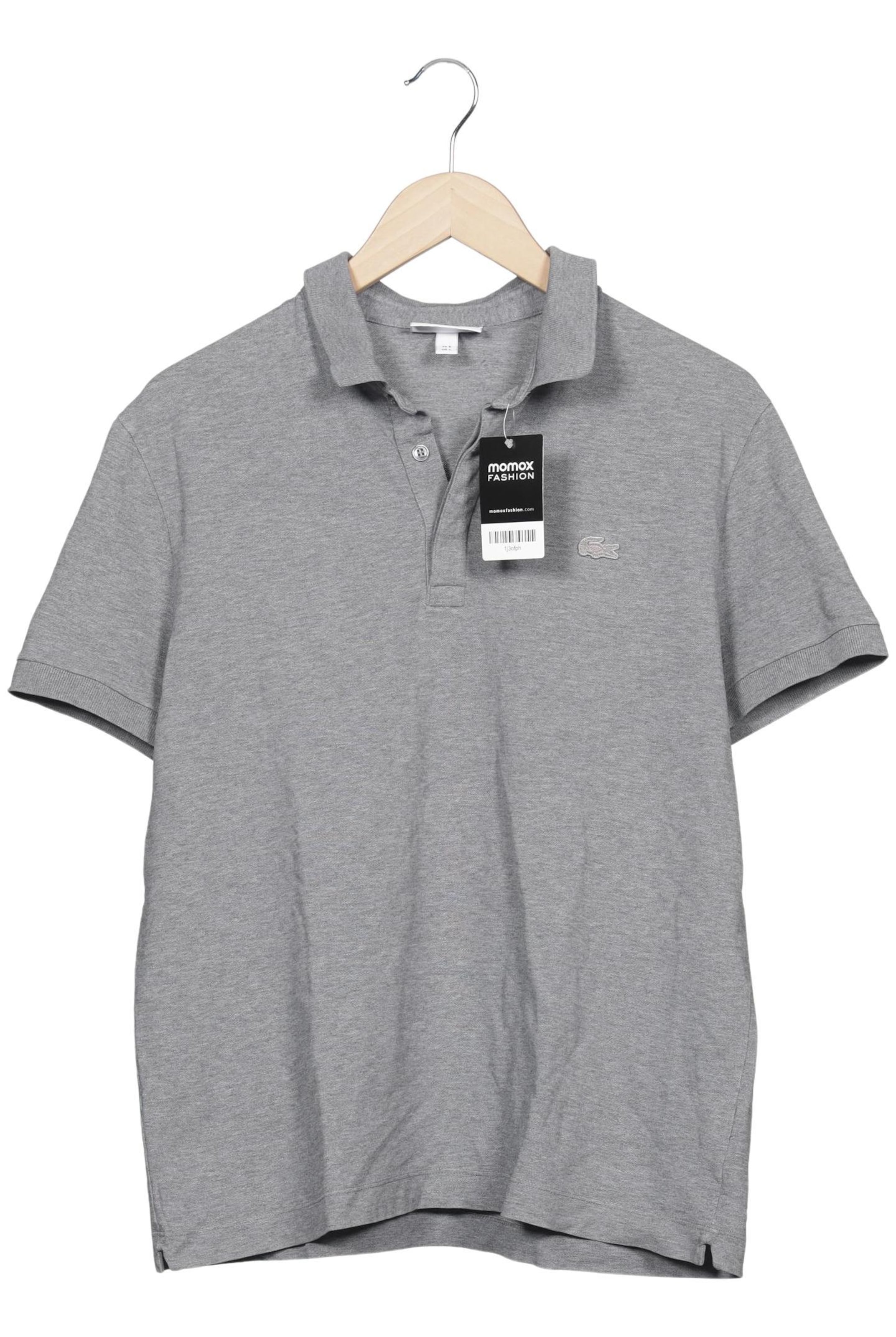 LACOSTE Poloshirt L-XL in Grau: Vorderseite