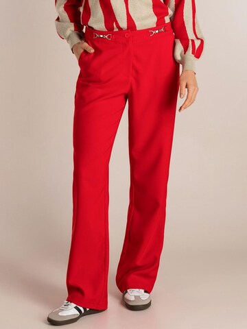 IVY BEAU Regular Broek 'IVY Beau Sally' in Rood