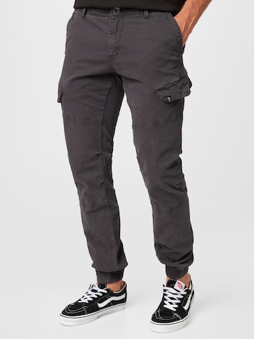 GARCIA - Slimfit Pantalón cargo en gris: frente