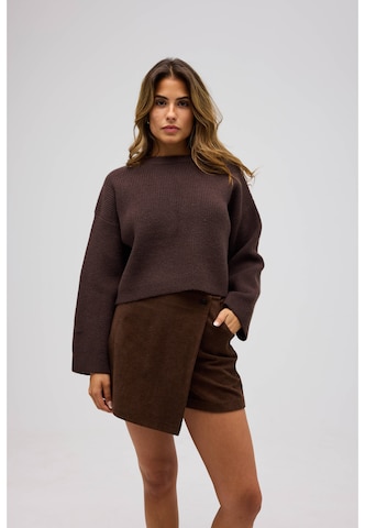 Pullover di Estelou in marrone: frontale