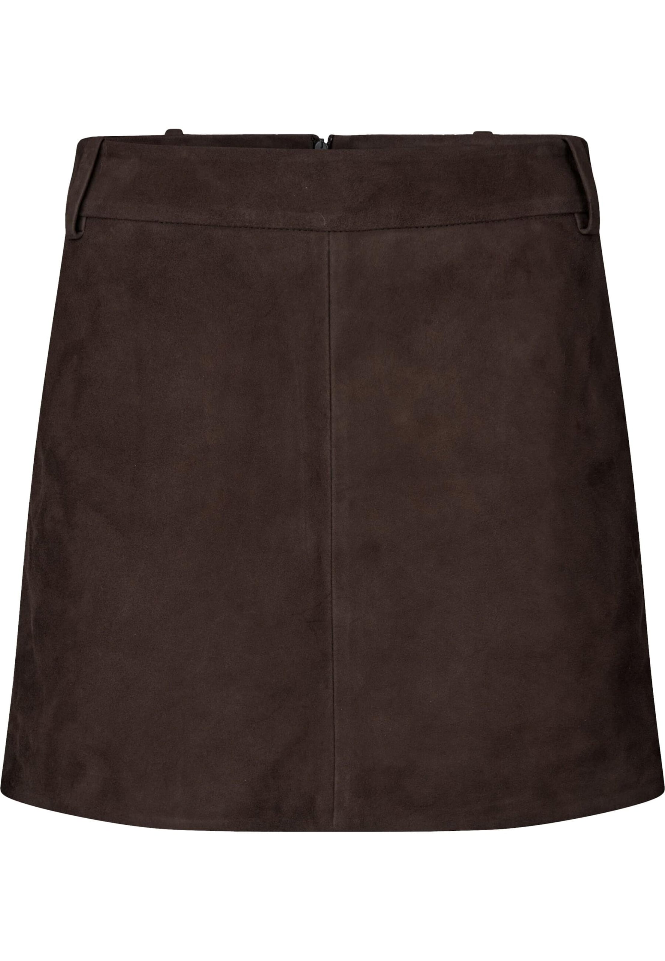 SECOND FEMALE Skirt 'Noormie' in Chocolate, Item view