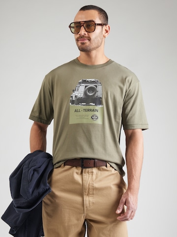 T-Shirt 'Wagon' BOSS en vert : devant