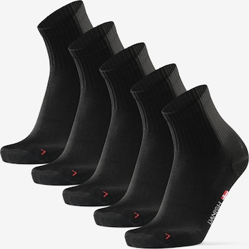 Chaussettes de sport 'Quarter Pro' DANISH ENDURANCE en noir : devant