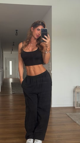 V!BE STUD!OS Top in Zwart