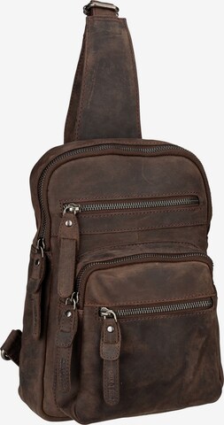 GREENBURRY Backpack 'Vintage Revival 2060' in Brown: front