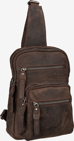 GREENBURRY Backpack 'Vintage Revival 2060' in Brown: front