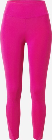 Skinny Pantalon de sport 'Edry' ESPRIT en rose : devant