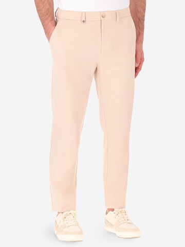 Distretto12 Regular Chino 'Milano' in Beige: voorkant