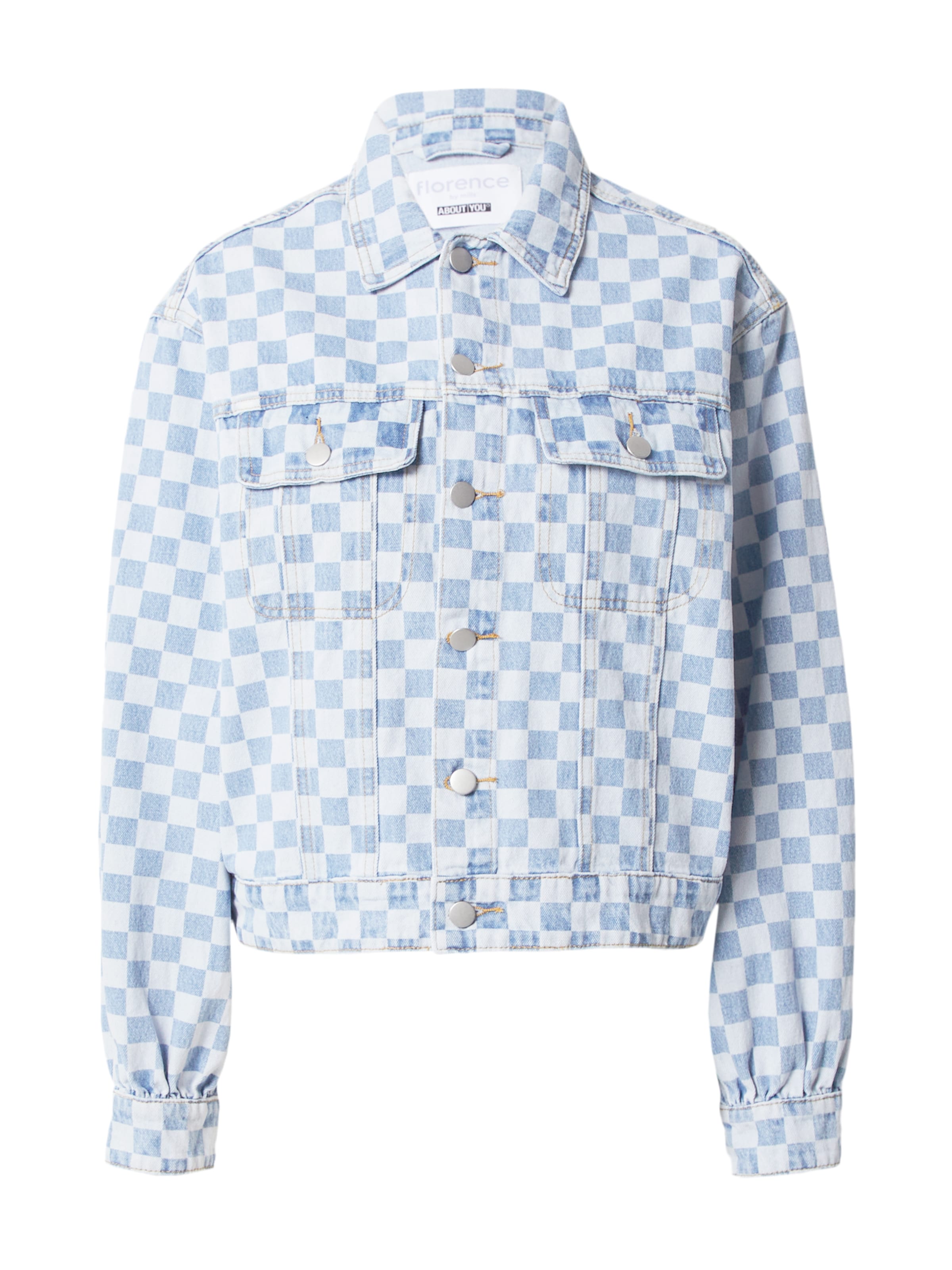 florence by mills exclusive for ABOUT YOU Jacke 'Concert in the Park' in blue denim / pastellblau, Produktansicht
