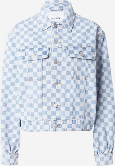 florence by mills exclusive for ABOUT YOU Veste mi-saison 'Concert in the Park' en bleu denim / bleu pastel, Vue avec produit