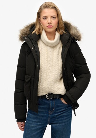 Superdry Between-Season Jacket in Black: front