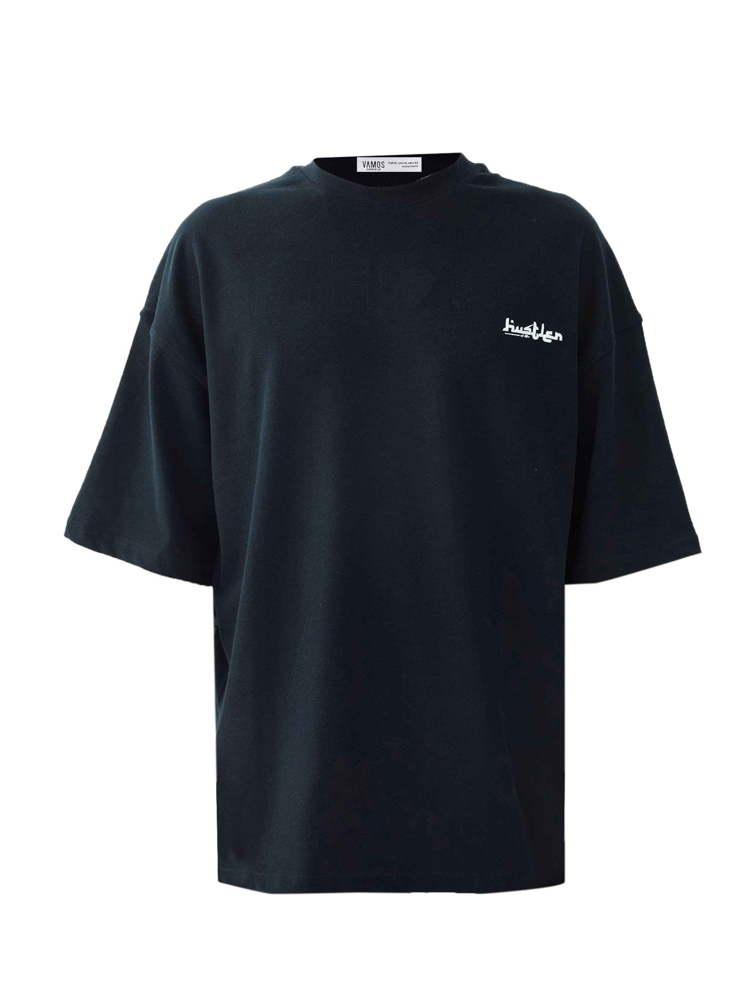 VAMOS CLO Tričko - Čierna: predná strana