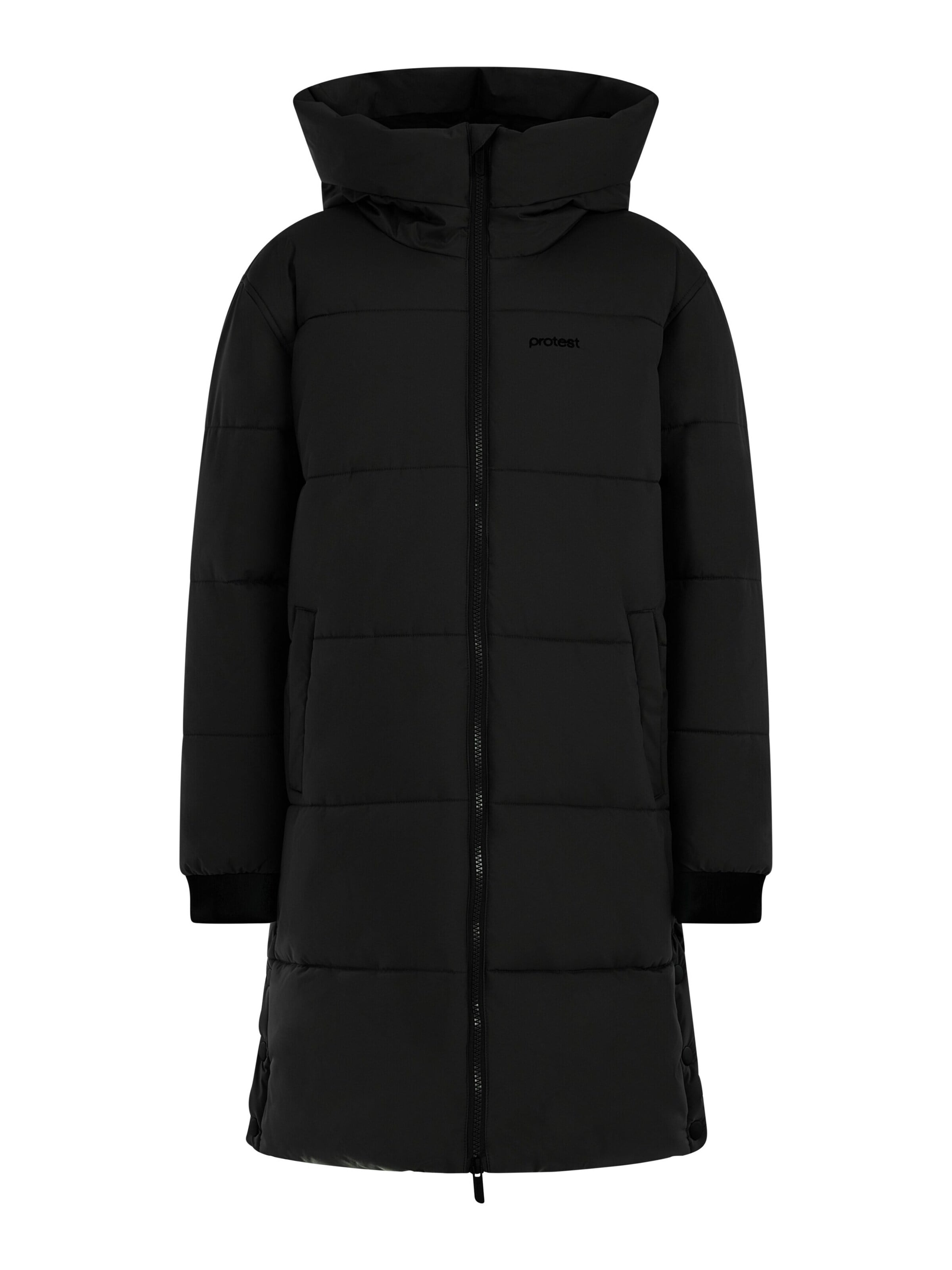 PROTEST Winterjacke 'PRTMio JR'‌‌‌‌‌‌‌‌‌ in Schwarz: Vorderseite