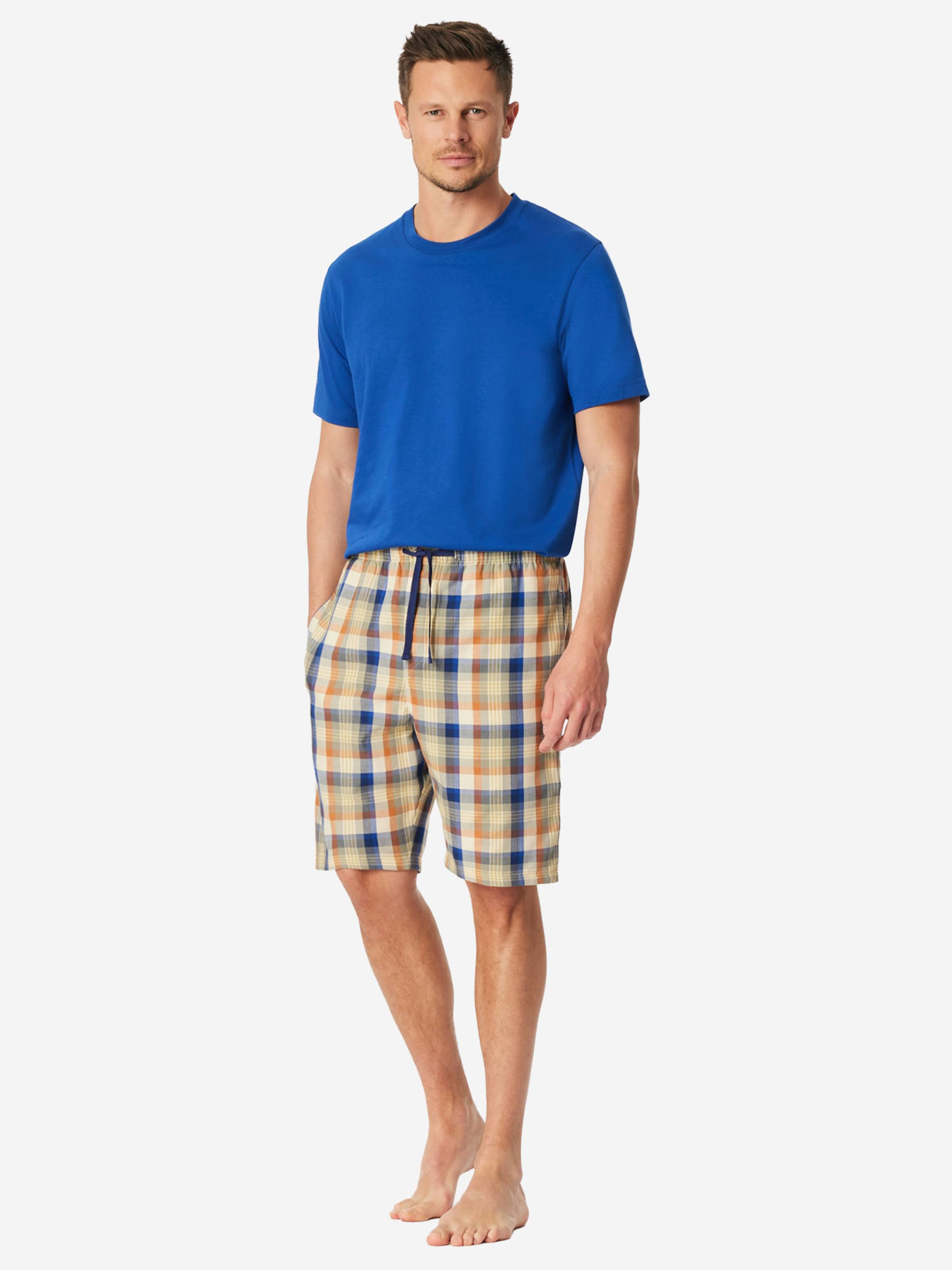 Pantalon de pyjama ' Mix & Relax ' SCHIESSER en beige