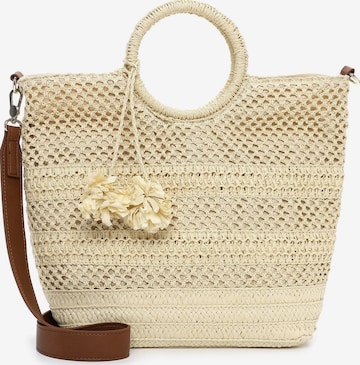 Tamaris Shopper ' Kassandra ' in Beige: Vorderseite