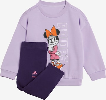 ADIDAS SPORTSWEAR Trainingspak 'Disney Minnie Mouse' in Lila: voorkant