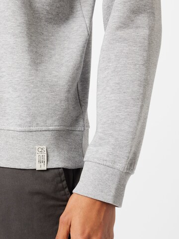 Sweat-shirt QS en gris