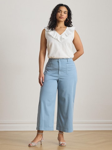 Top di Lauren Ralph Lauren Plus in bianco