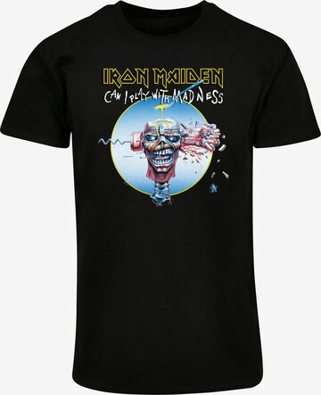 Merchcode Shirt 'Iron Maiden - Madness' in Zwart: voorkant