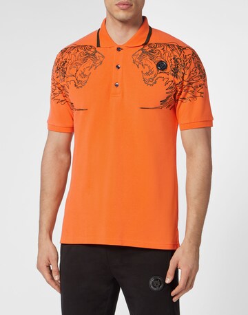 Plein Sport Poloshirt 'Tiger' in Orange