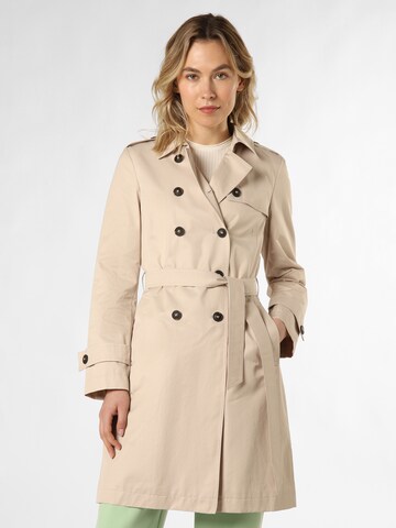 Fuchs Schmitt Between-Seasons Coat in Beige: front