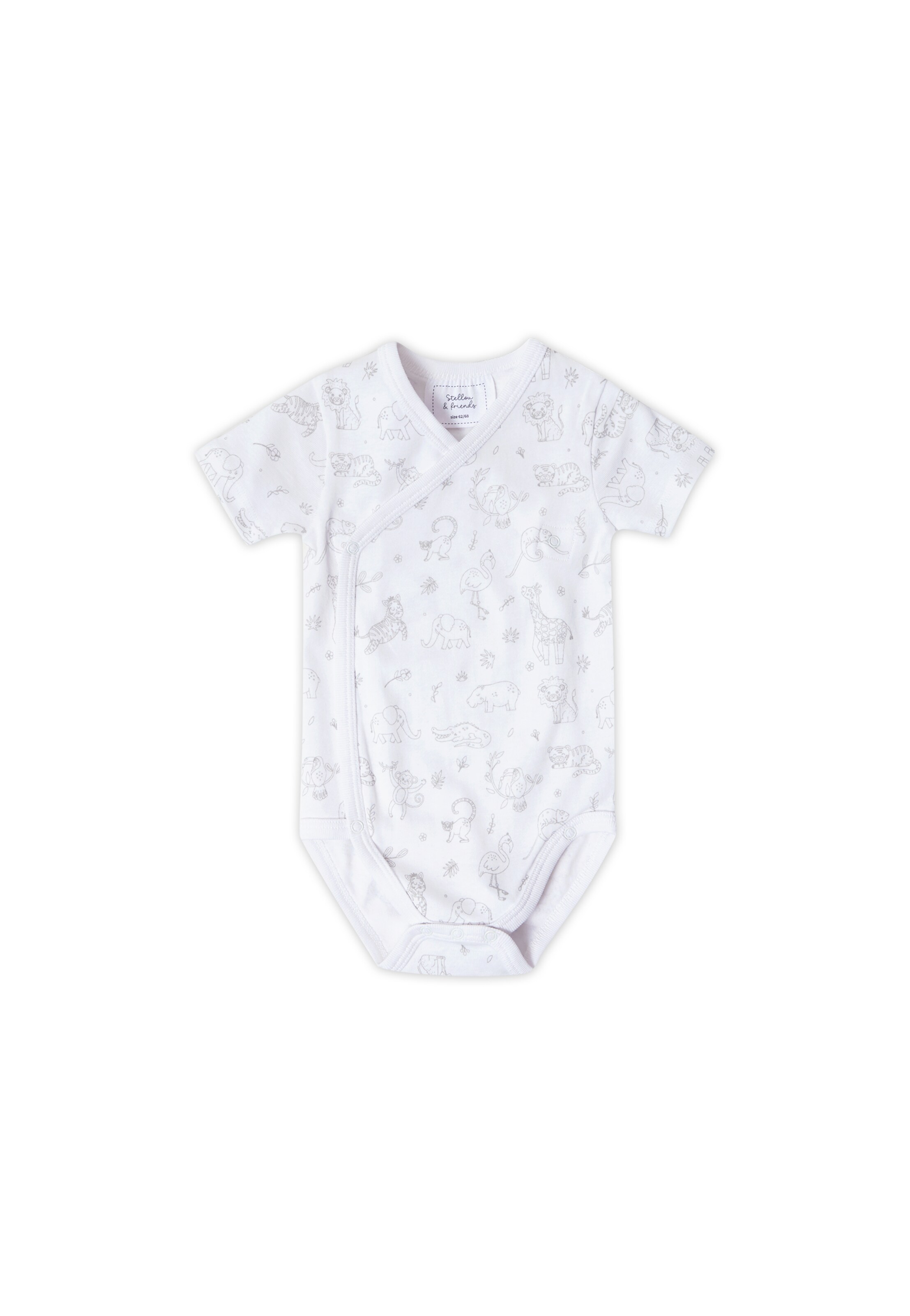 Barboteuse / body Stellou & Friends en blanc