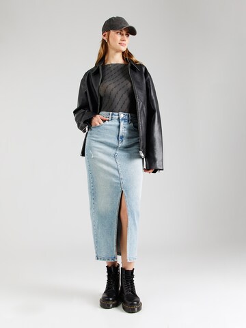 Jupe Tally Weijl en bleu