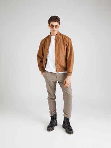 JACK & JONES Between-Season Jacket 'JPRCCFRANK' in Brown