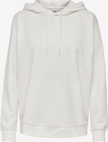 Sweat-shirt ONLY en blanc : devant