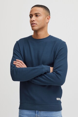 BLEND Sweatshirt Pullover 'Christo' in Blau: predná strana