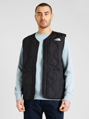 THE NORTH FACE Sportbodywarmer 'AMPATO' in Zwart: voorkant