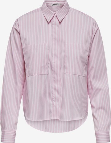 ONLY Blouse in Roze: voorkant