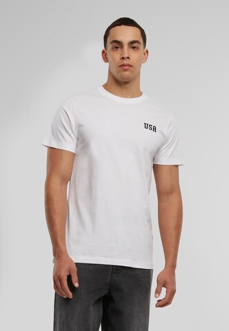 Mister Tee Shirt 'USA' in White: front