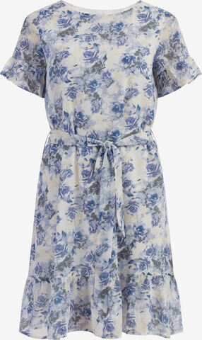 Robe d’été Usha en bleu : devant