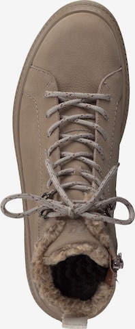 Paul Green Lace-Up Ankle Boots '5287' in Beige